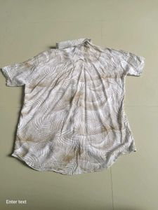 Leaf Print Shirt
