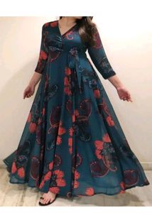 Floral Print Maxi Dress