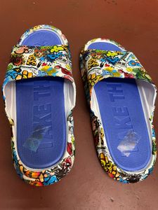 Colorful Nike Slides