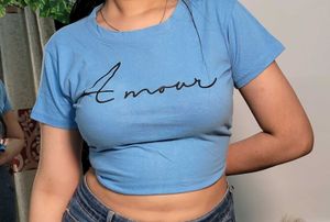 Crop T-shirt For Women