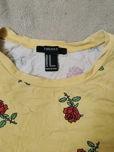 Floral Forever 21 Tee