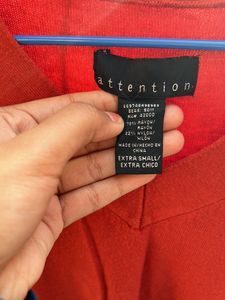 Women Sweater (Brick Colour)