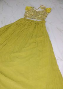 Mustard Colour Lehenga