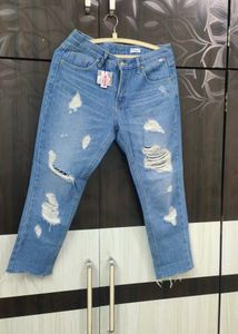BRANDED Ribbed Denim Jeans 👖
