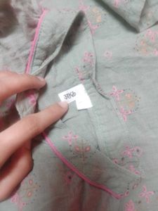 AKS Pista green kurta 💚