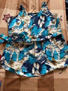 Printed Sleeveless Top