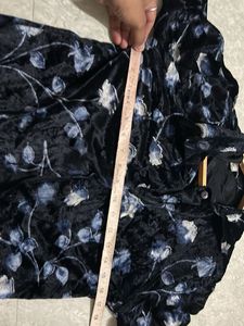 Floral Velvet Shirt