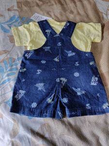 Baby Girl/Boy  Dungaree Set 6-9 m