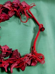 Wooden Red Necklace