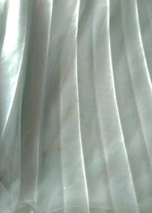 Floral White Embroidery Gown For Birthday Party