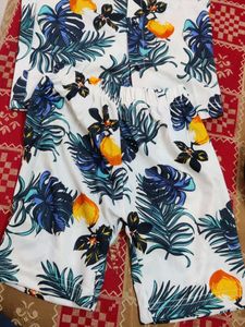 Tropical Print Matching Set