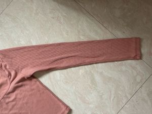 Peach Crop Top