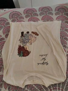 White Tee Full Sleeve Baggy Tshirt Winter/Summer