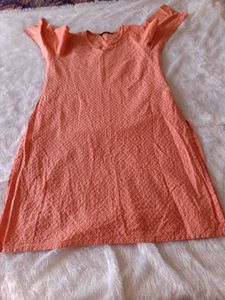 Peach Color Kurti