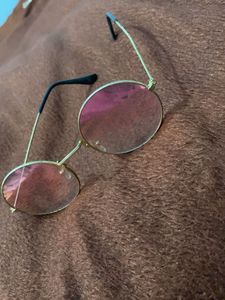 Pink Round Sunglasses