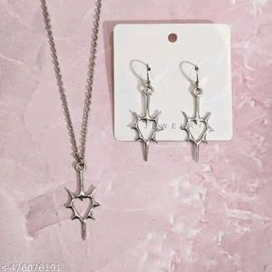 Combo Silver Heart Jewelry Set