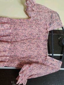Georgette Pink Dress