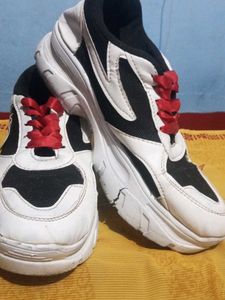Black and White Sneakers