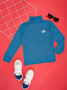 Blue Long Sleeve Unisex Top