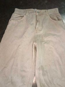 Vintage Tan Beige  Denim Jeans