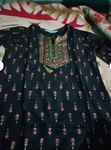 Elegant Black Kurta💞💗