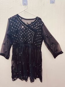 Mirror Work Black Chikankari Set 🖤