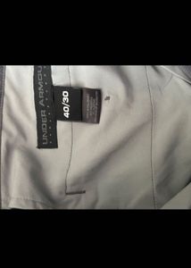 Grey High Waist Pants Trousers Office Wear