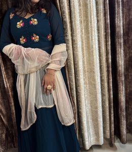 Anarkali Gown With Plazo