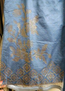 A Beautiful Blue-greish Ethnic Dress 👗