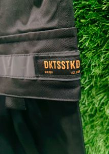 Men's Black Cargo Joggers