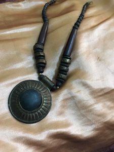Long Black Pendant