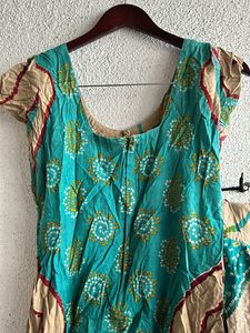 Bandhani Print Multicoloured Kurti Set With Salwr