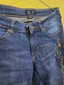 DNMX Embroidered Jeans