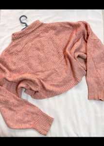 Cropped Knit Sweater