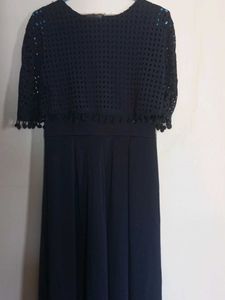 Elegant Navy Blue Dress