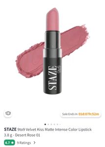 STAZE 9to9 Branded Unused Lipstick Combo Pack Of 2