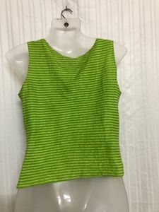 Fluorescent Green Sleeveless Top