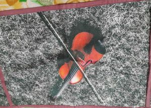 Violin Print Table Runner
