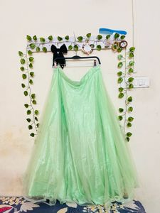Beautiful Green Lehnga Choli
