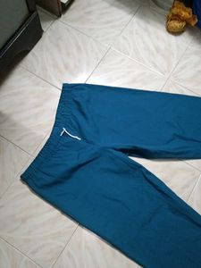 Blue Casual Pants