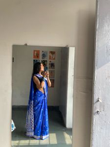 Royal Blue Silk Saree