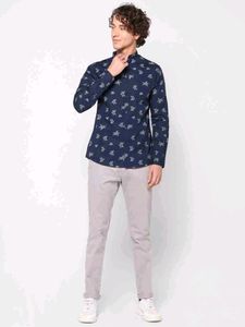 Men Slim Fit Printed Casual Shirt