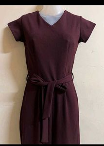 stalk branded Elegant Maroon Jumpsuit