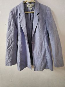 lilac oversized blazer