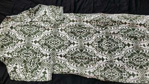 Green Printed Kurta Set