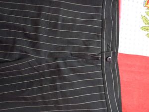Striped Black Pants