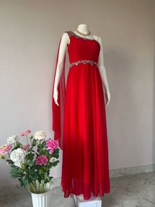 Elegant Red Gown