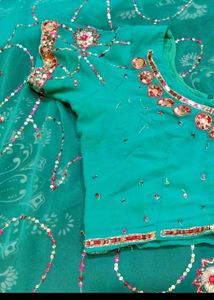 🎀💙Women Partywear Saree💙🎀