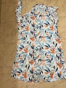 Printed Shirt Dress