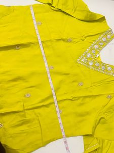 Embroidered  Suit Set With Dupatta And Bottom